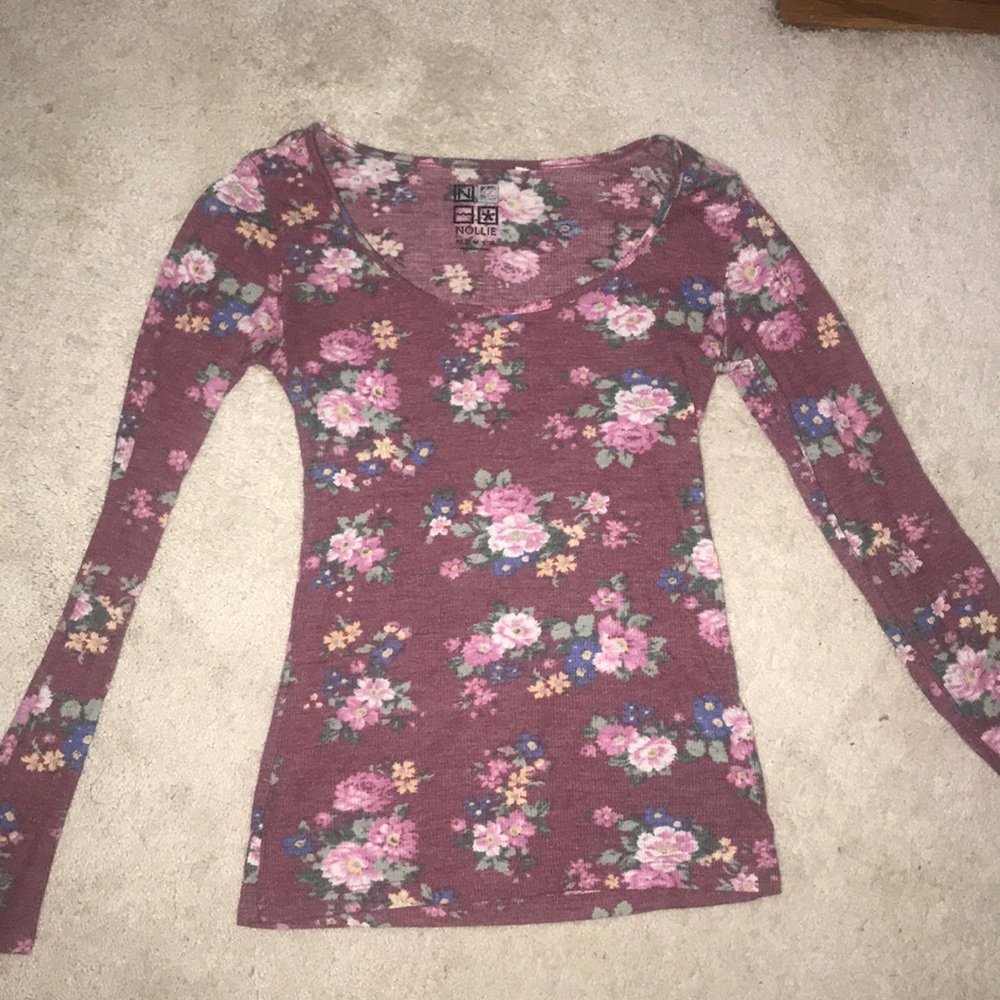 Long sleeve floral